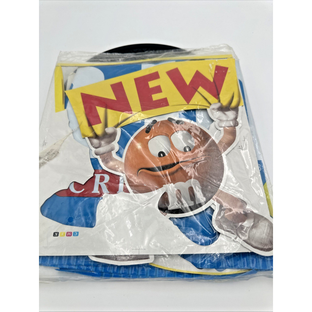 Vintage Inflatable M&M Crispy Mobile Promotional Display NEW